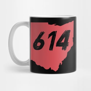 Columbus Ohio 614 Area Code Mug